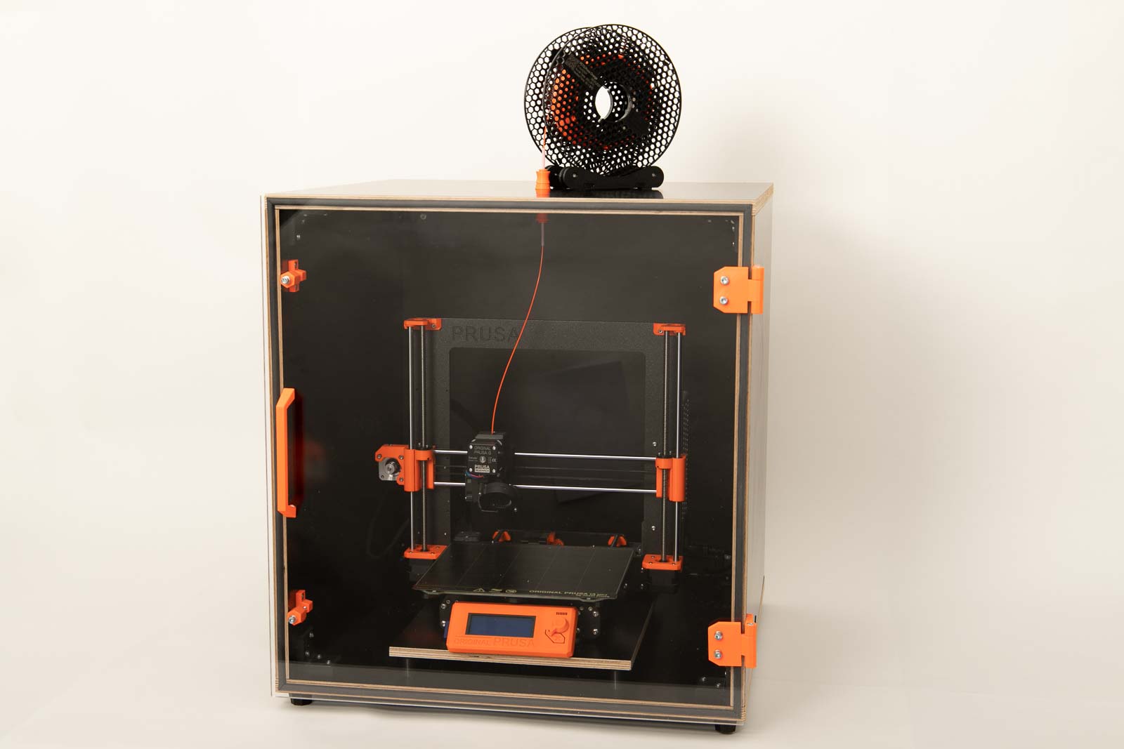 DIY 3D Drucker Box bauen und 3D Druck Filament wird von oben zuführen