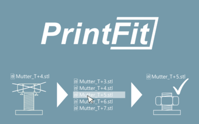 Mit PrintFit besser drucken – passgenaue Teile auf jedem 3D Drucker