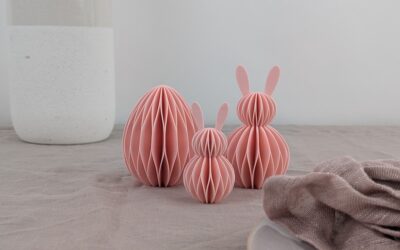 Anleitung: Moderne 3D Druck Waben Osterdeko (Eier und Hasen)